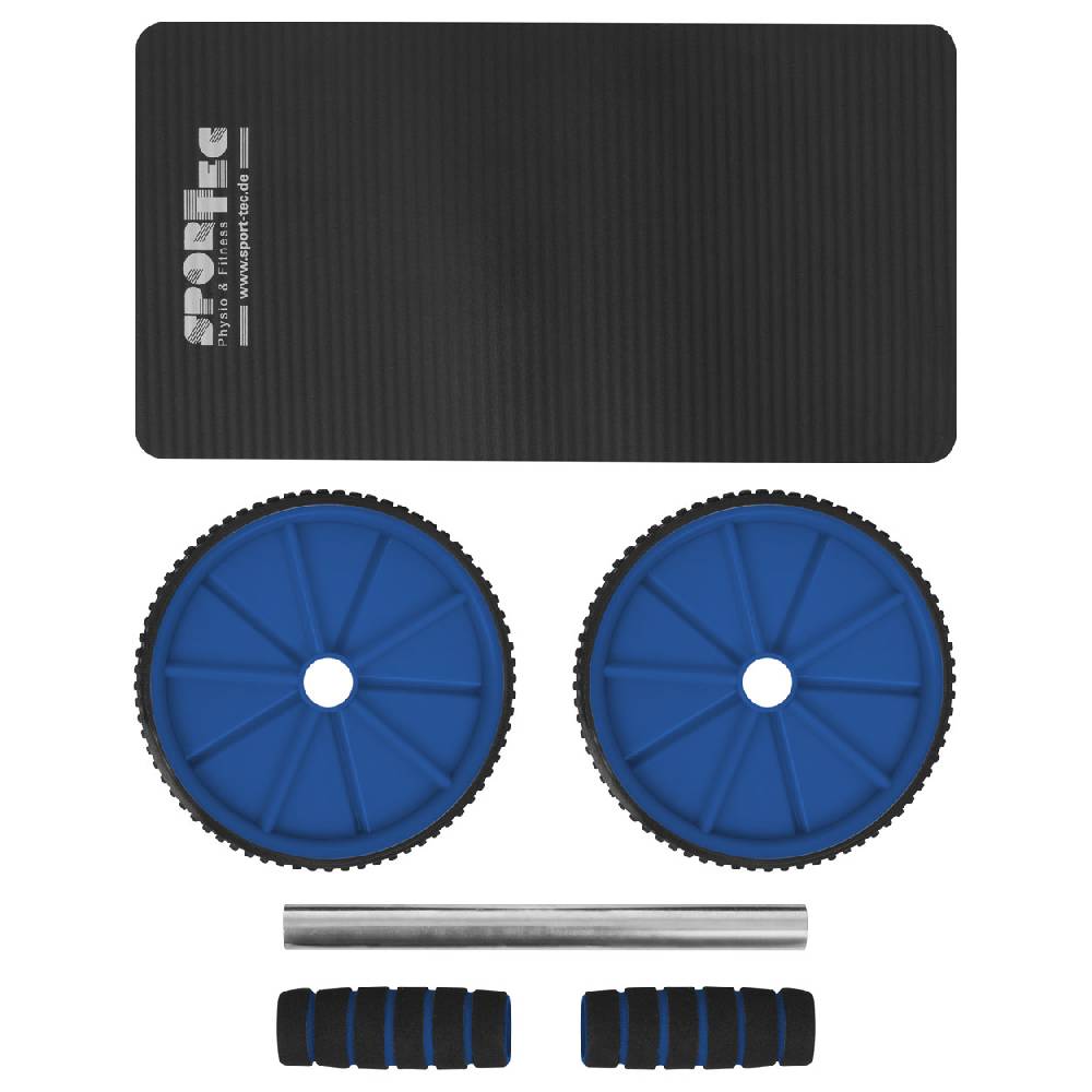 Sport Tec Sport-Tec Bauchtrainer Ab Wheel inkl. Kniematte Saisonschlussverkauf