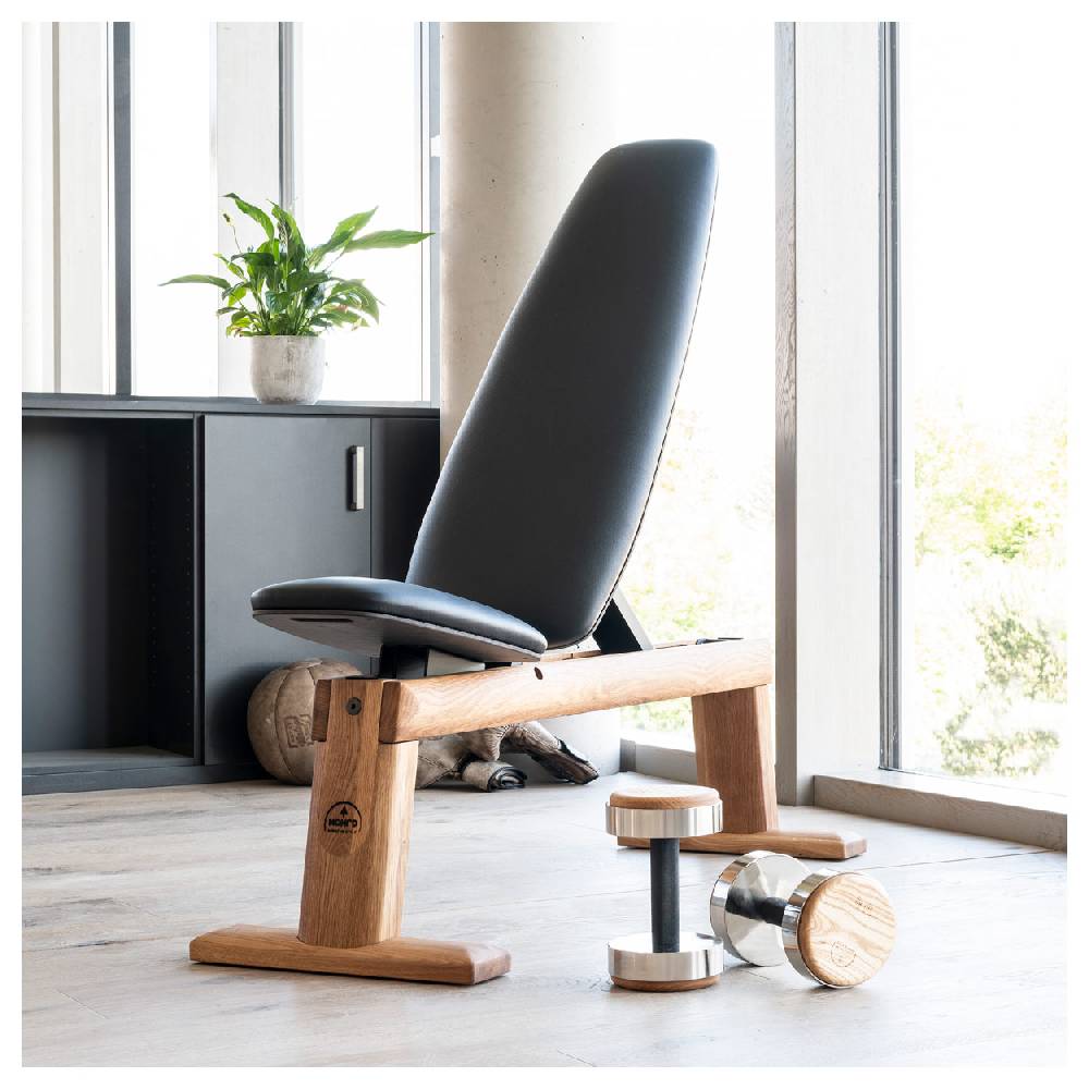 Sport Tec NOHrD Trainingsbank, WeightBench, Eiche, Kunstleder Saisonale Angebote