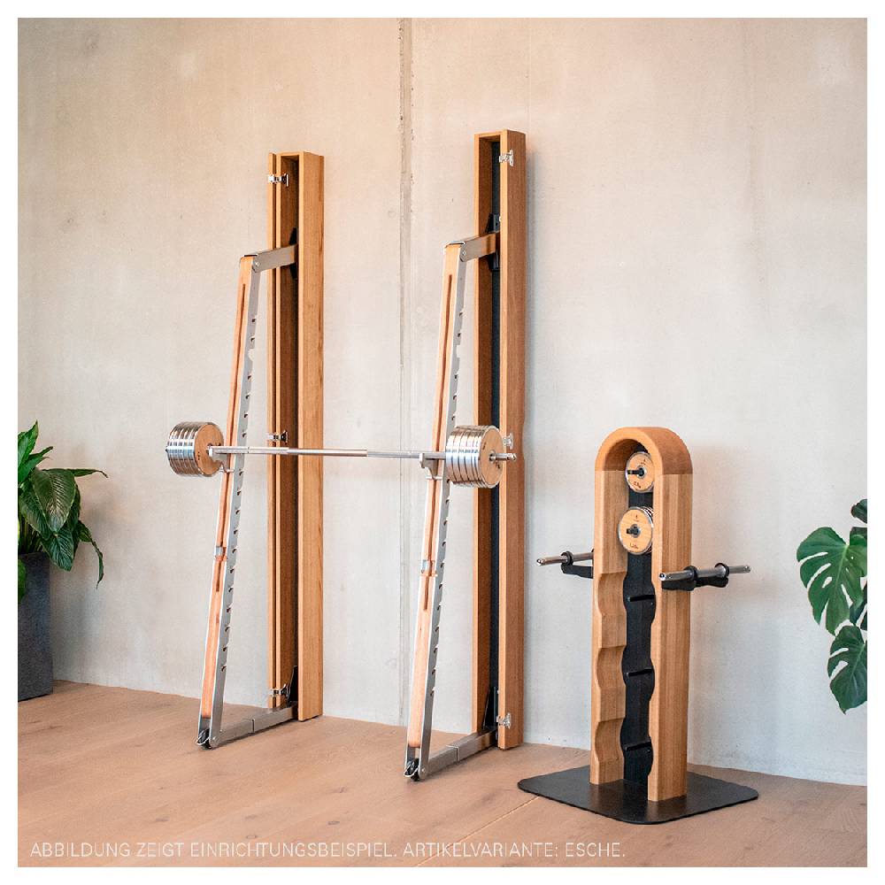 Sport Tec NOHRD SquatRack ausklappbare Hantelablage Shadow Speichern exportieren