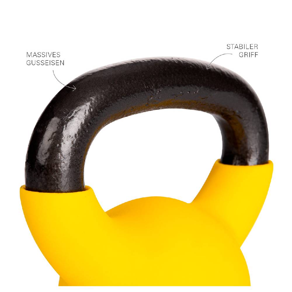 Sport Tec Kettlebell, 4 kg, gelb Exklusive Angebote