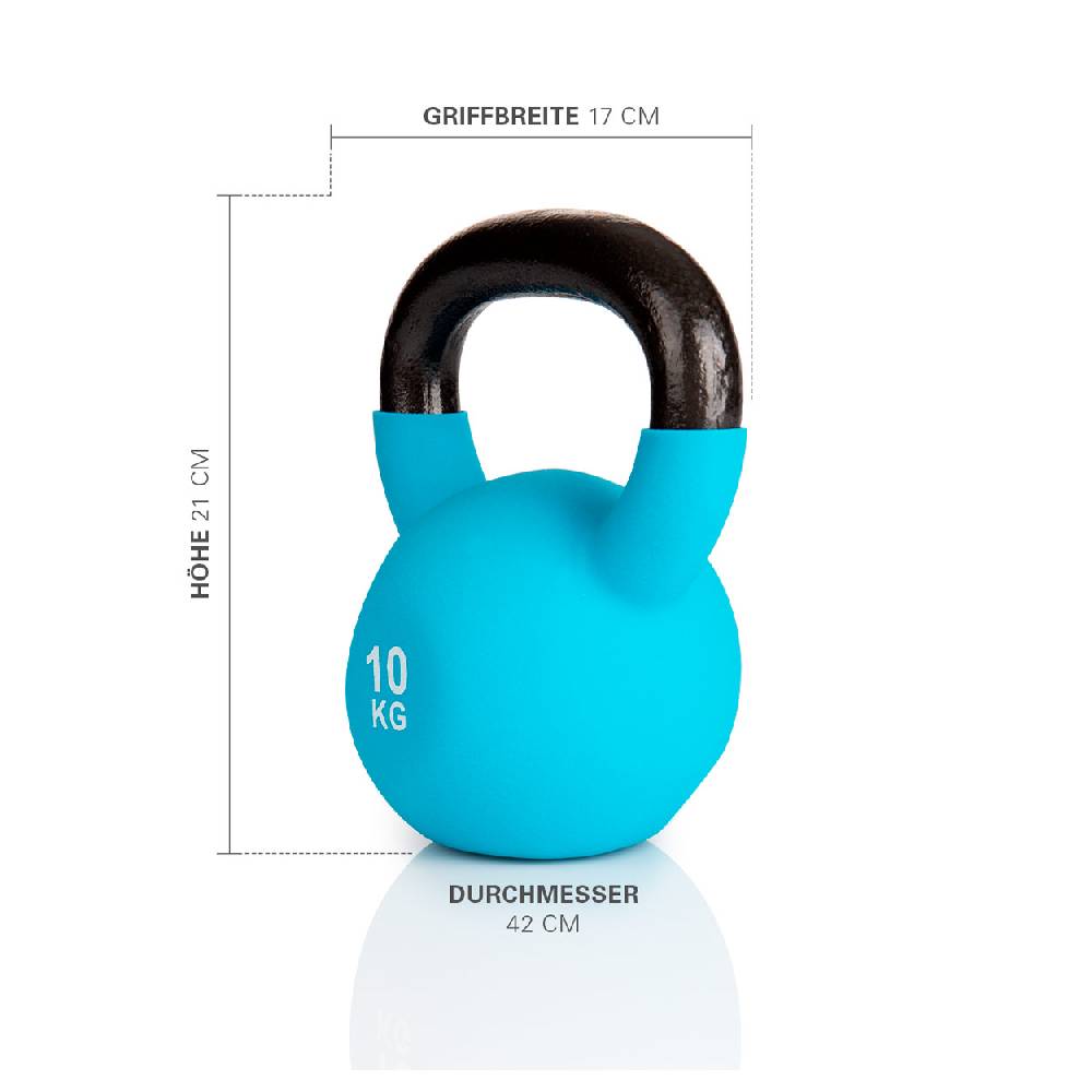 Sport Tec Kettlebell, 10 kg, hellblau Neuheiten