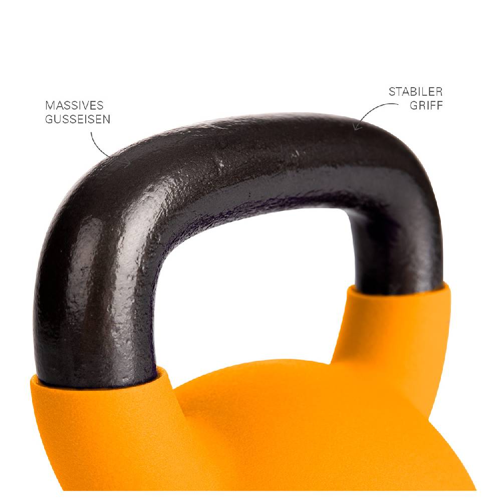 Sport Tec Kettlebell, 20 kg, orange Räumungsverkauf