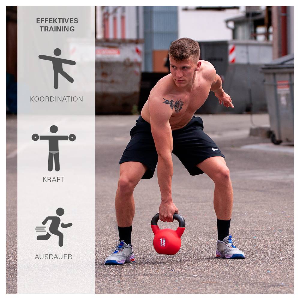 Sport Tec Sport-Tec Kettlebell-Set 9-tlg., 4-32 kg inkl. Ablage VIP-Rabatte