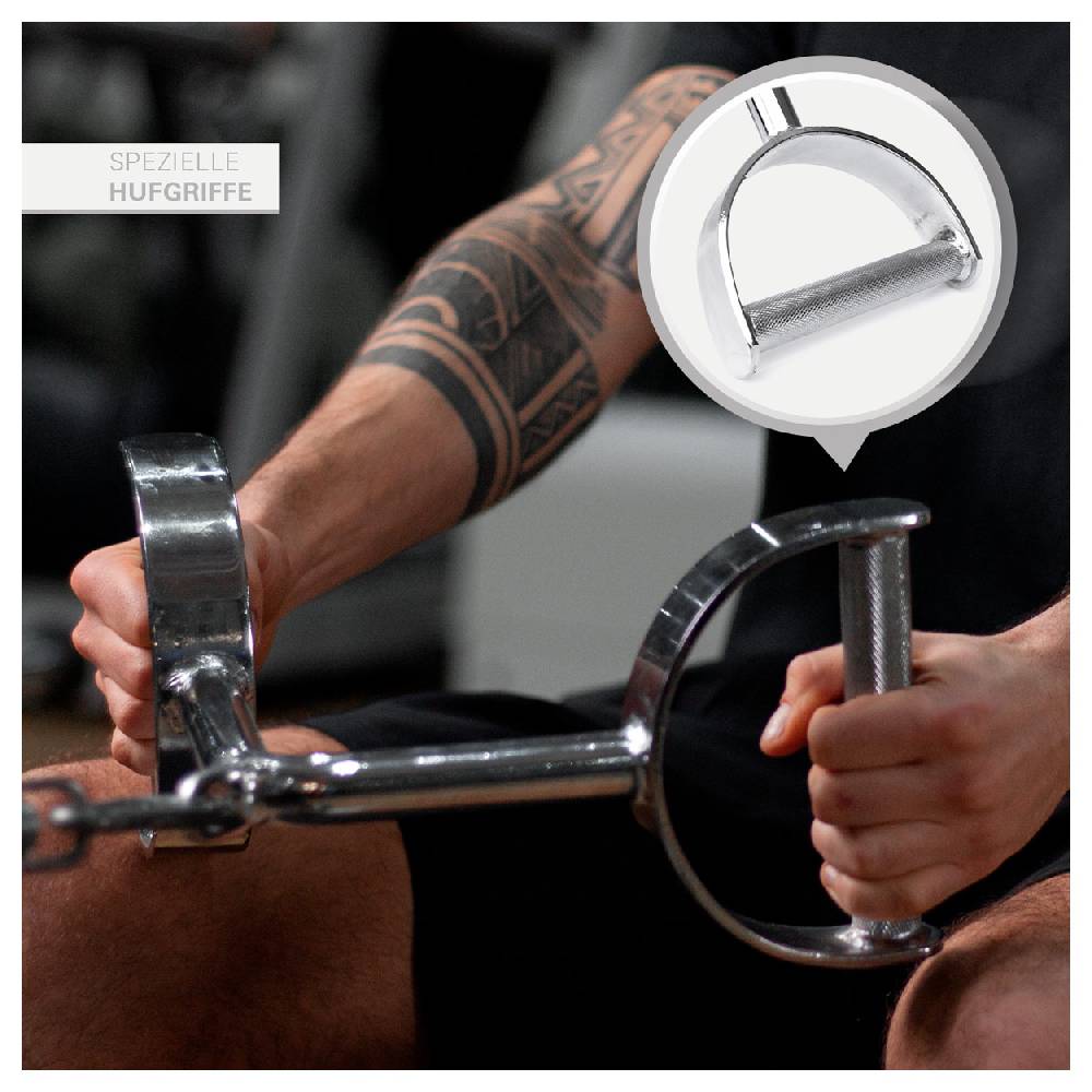 Sport Tec Trizepszug Hufgriff, V-Form, 35 cm Auslauf