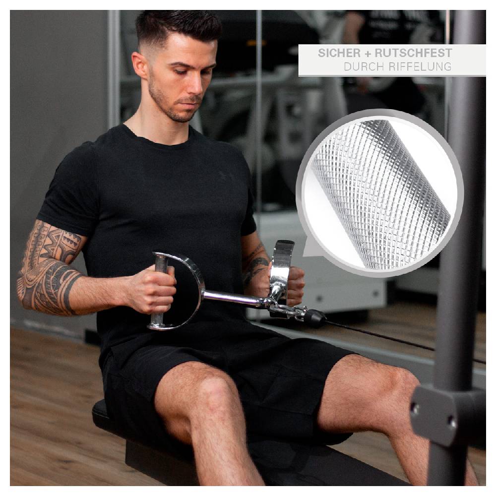 Sport Tec Trizepszug Hufgriff, V-Form, 35 cm Auslauf