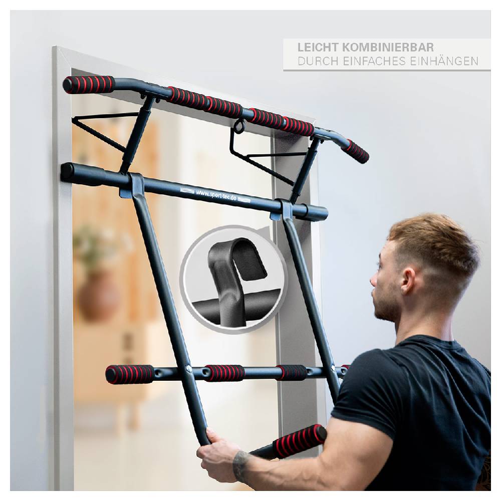Sport Tec Sport-Tec Türreck Klimmzugstange klappbar inkl. Dip-Station Sonderangebote