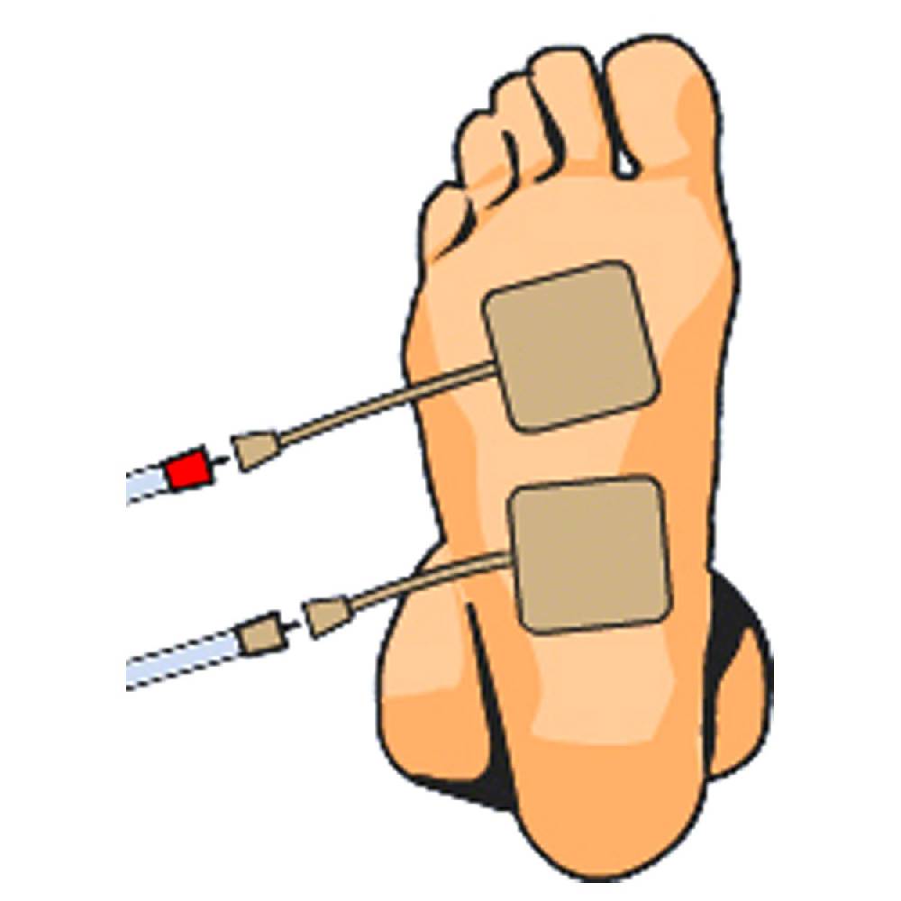 Sport Tec Compex Elektroden Wire, 5x5 cm, 4 Stück Versandkostenfrei