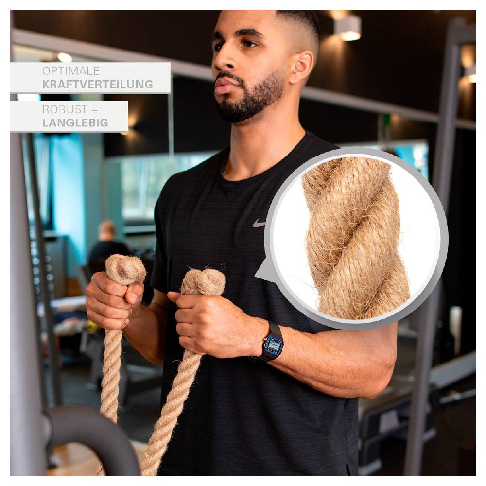 Sport Tec Trizepsseil, natur, 88 cm Letzte 2 Tage