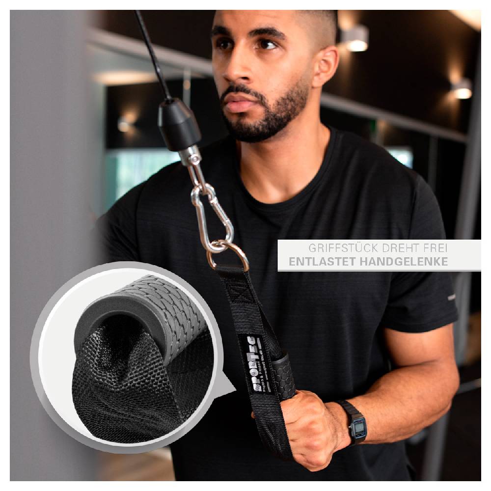 Sport Tec Sport-Tec Zuggriff mit Anti-Rutsch, schwarz Letzter Tag