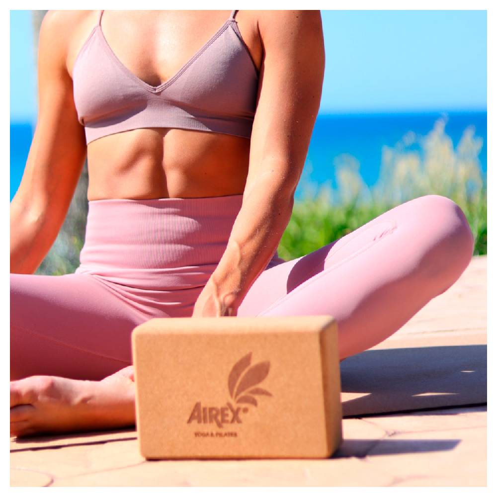 Sport Tec AIREX Yogablock ECO aus Kork, 22,5x15x7,4 cm Hotsell
