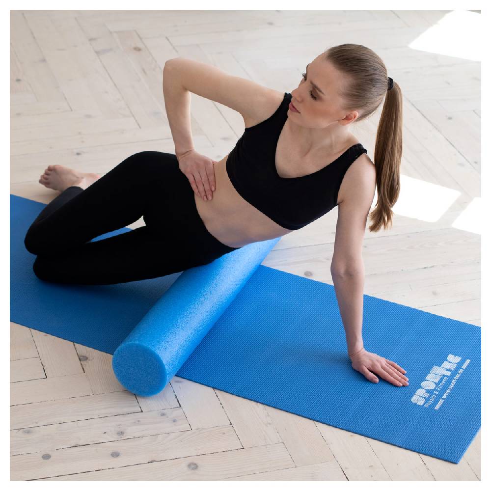 Sport Tec Yoga Rolle, ø 15 cm x 90 cm, blau Blitzverkäufe