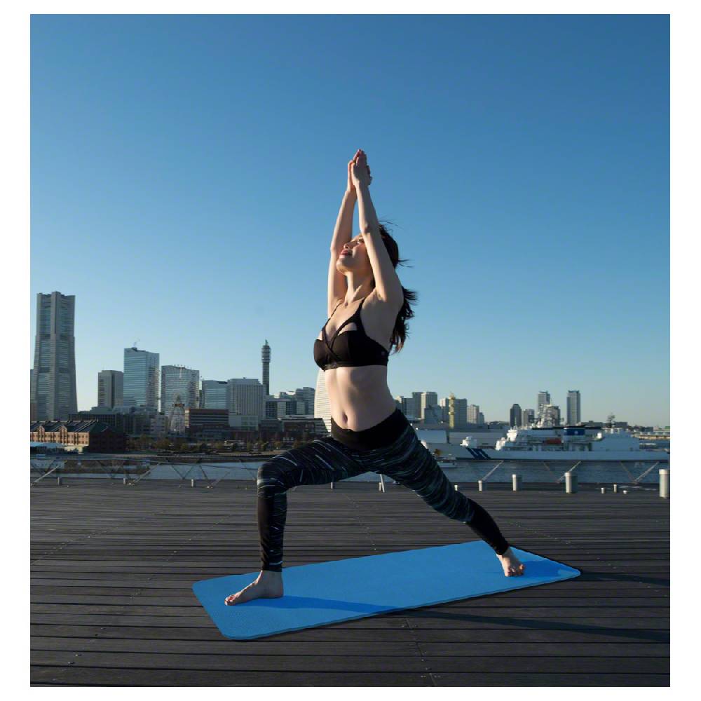 Sport Tec Pilates- und Yogamatte, LxBxH 140x60x0,6 cm, blau Günstig kaufen