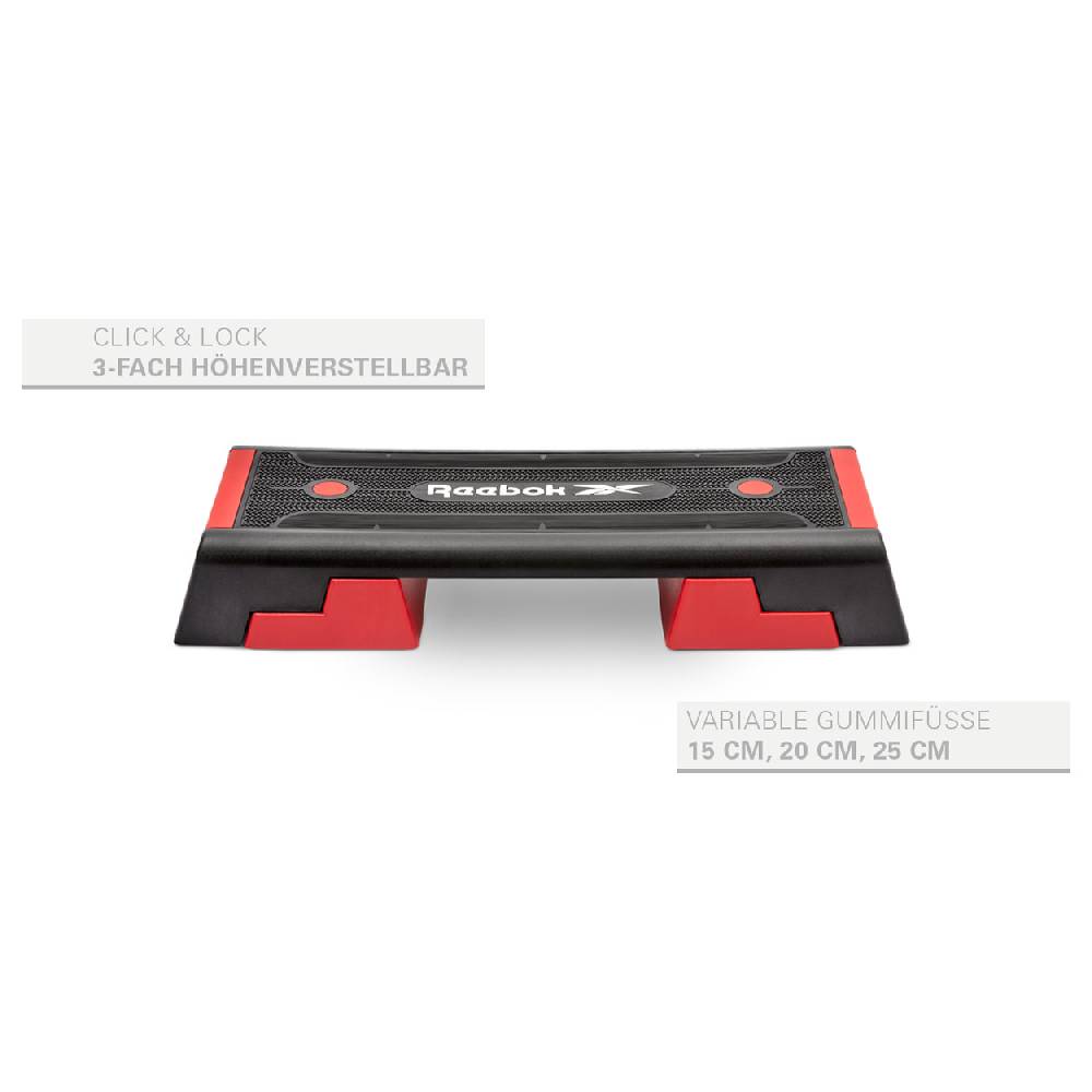 Sport Tec REEBOK Step professional, schwarz-rot Weihnachtsangebot