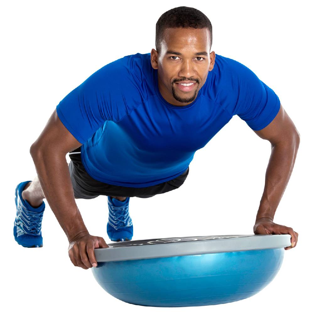 Sport Tec BOSU Ball Balancetrainer Pro, Ø 65 cm, blau Große Rabatte