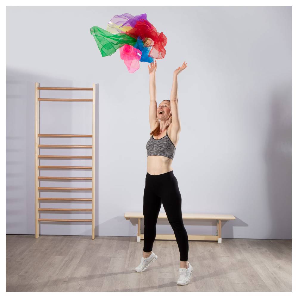 Sport Tec Jongliertuch, 140x140 cm, 10 Tücher VIP-Rabatte