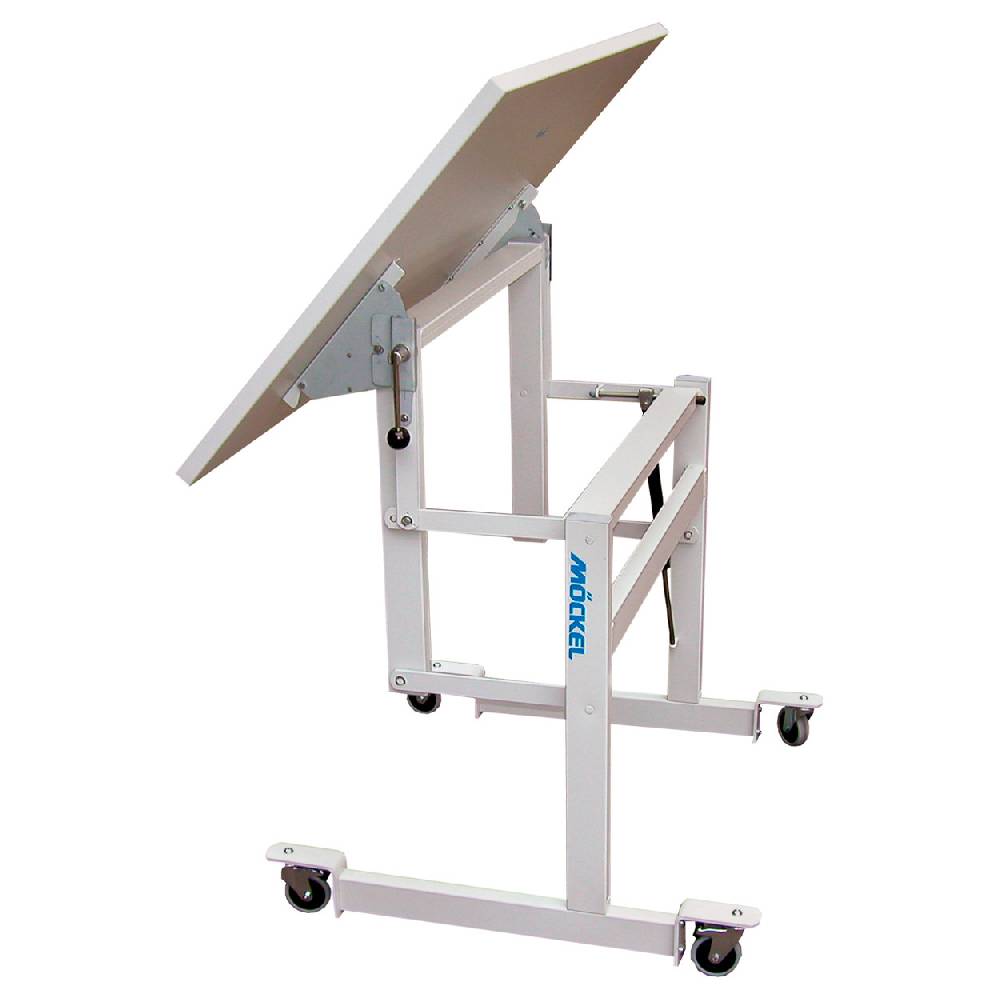 Sport Tec Möckel Sitz-Steharbeitstisch Ergo S72 BxTxH 80x60x72-122 cm, mit Rollen, grau/grau Saisonschlussverkauf