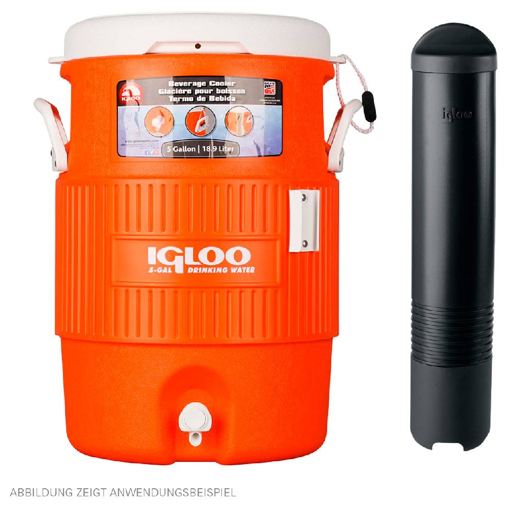 Sport Tec Igloo Becherhalter für Getränkebehälter mit Zapfhahn, 5 Gallon Seat Top 18,9 l Kauf eins, bekomm eins gratis