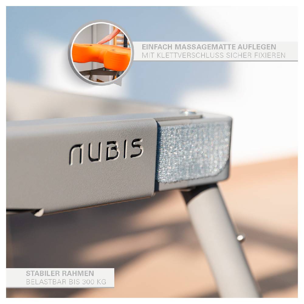 Sport Tec NUBIS Aufblasbare Massageliege Pro 2.0, inkl. Hocker 35x50 cm zollfrei
