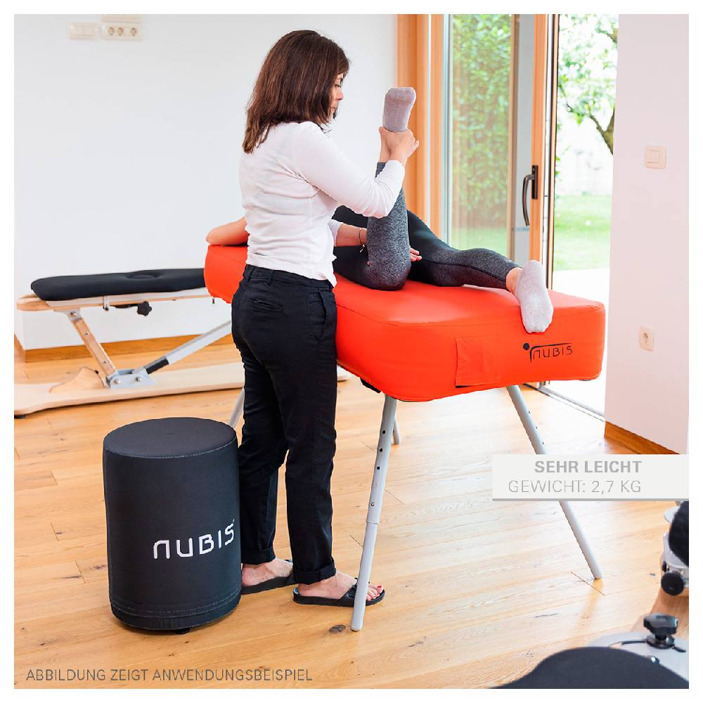 Sport Tec NUBIS aufblasbarer Hocker inkl. Tragetasche, 35 x 50 cm + Fußpumpe Outlet