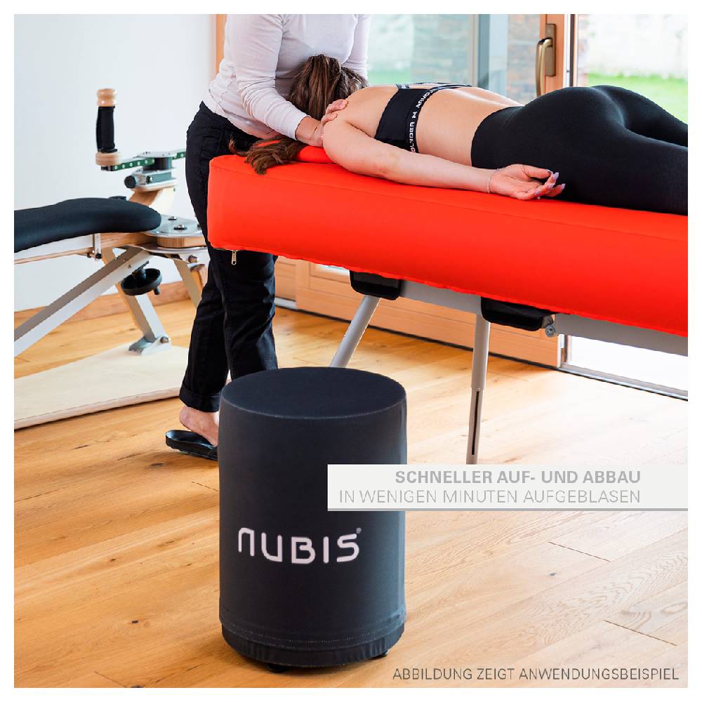 Sport Tec NUBIS aufblasbarer Hocker inkl. Tragetasche, 35 x 50 cm + Fußpumpe Outlet