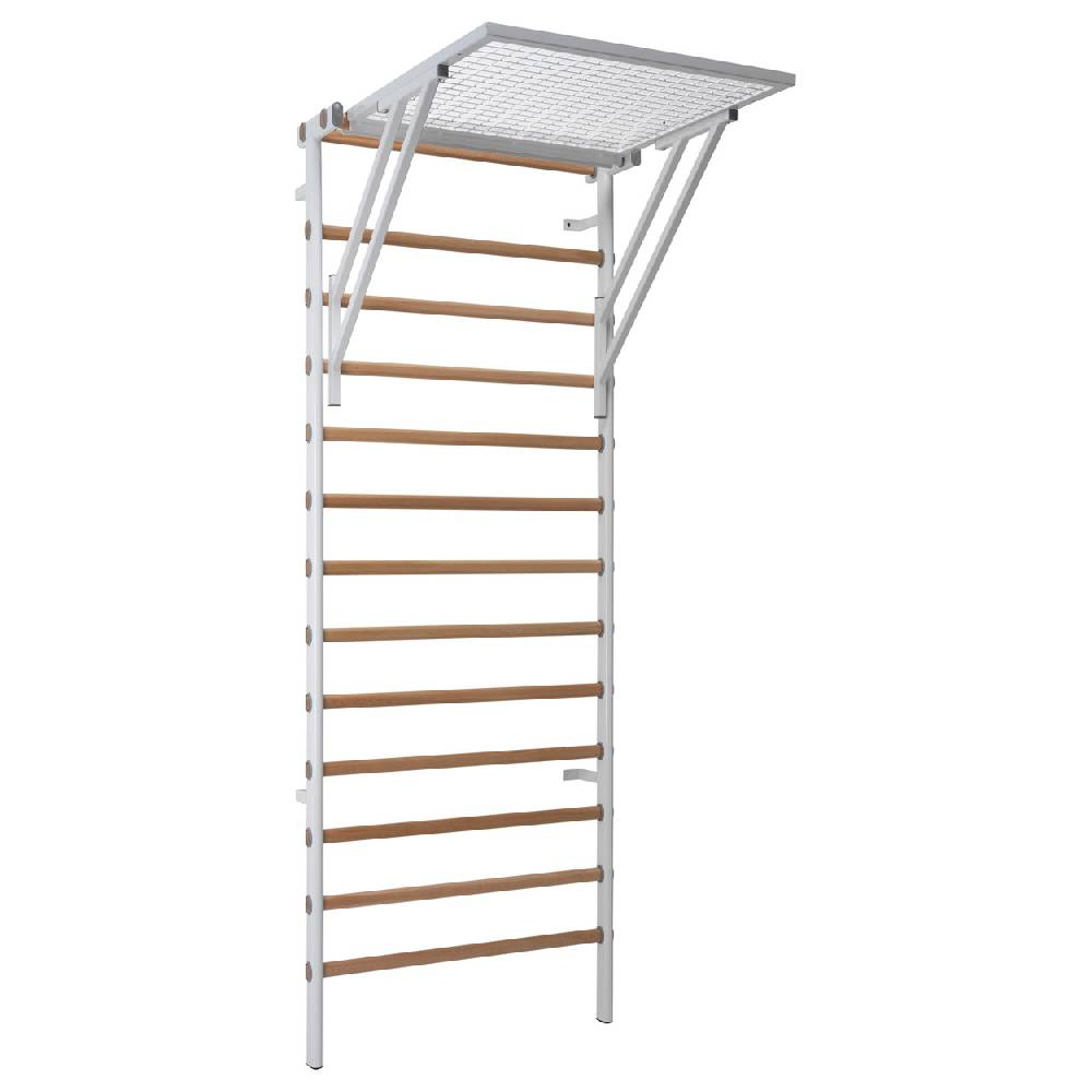 Sport Tec Sprossenwand Set Metall / Holz, 2-tlg. inkl. Schlingengitter