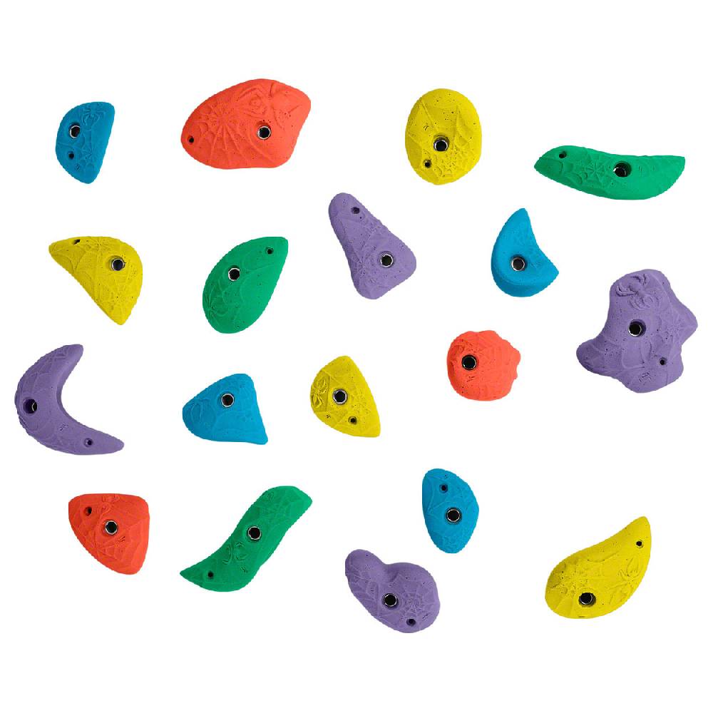 Sport Tec Klettergriff-Set Happy Gibbon + Spider Jugs, 30-tlg Speichern exportieren