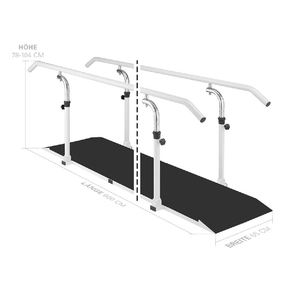 Sport Tec Gehbarren Exklusiv, Holmenlänge 6 m aus Metall im Angebot