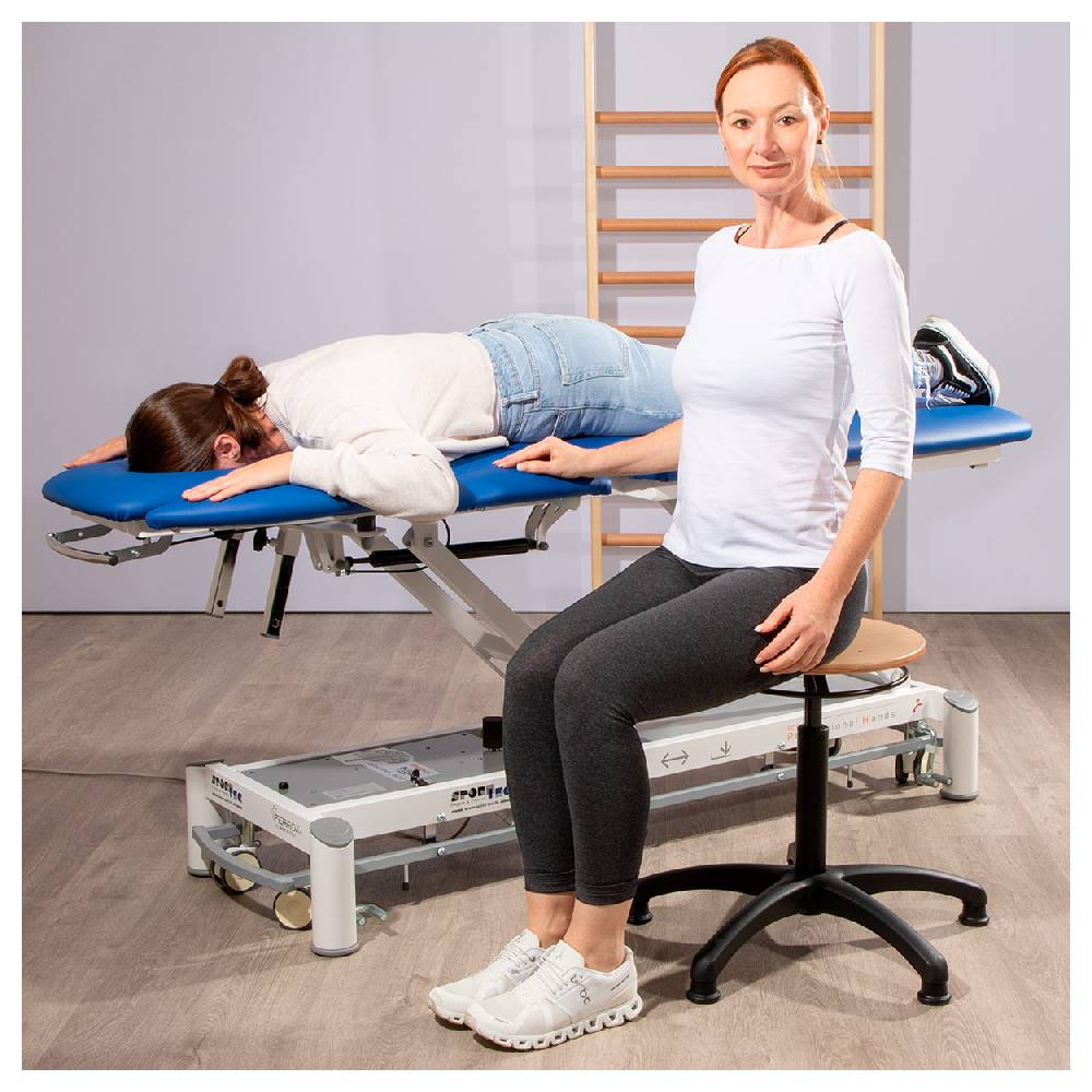 Sport Tec Drehhocker Standard mit Holzsitzfläche und Gleitern Osterangebot