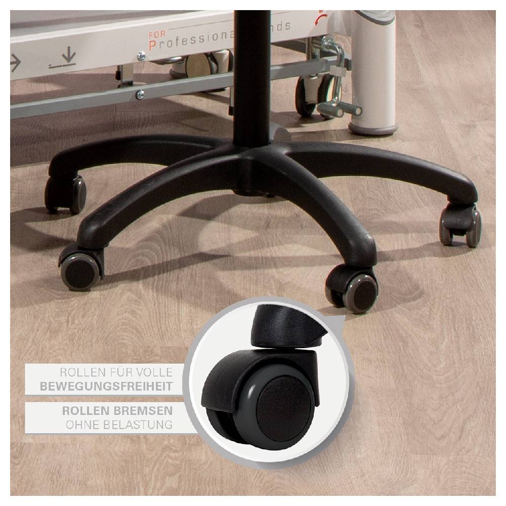 Sport Tec Drehhocker Standard mit Holzsitzfläche und Rollen Muttertagsangebot