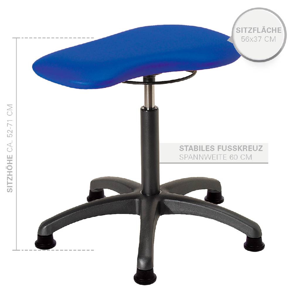 Sport Tec Therapiehocker mit Polster, Standard mit Gleitern Blitzangebot