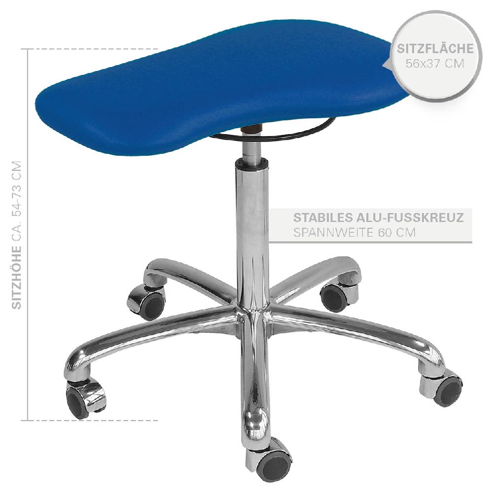Sport Tec Therapiehocker mit Polster, Exklusiv mit Rollen Bestseller