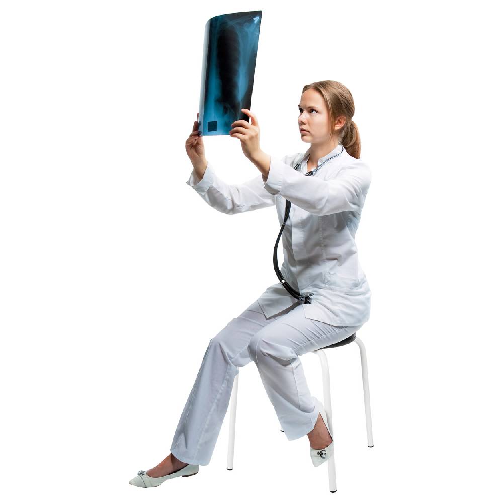 Sport Tec Mehrzweckhocker Standard mit PU-Sitzfläche, ø 35 cm, Sitzhöhe 45 cm Räumungsverkauf