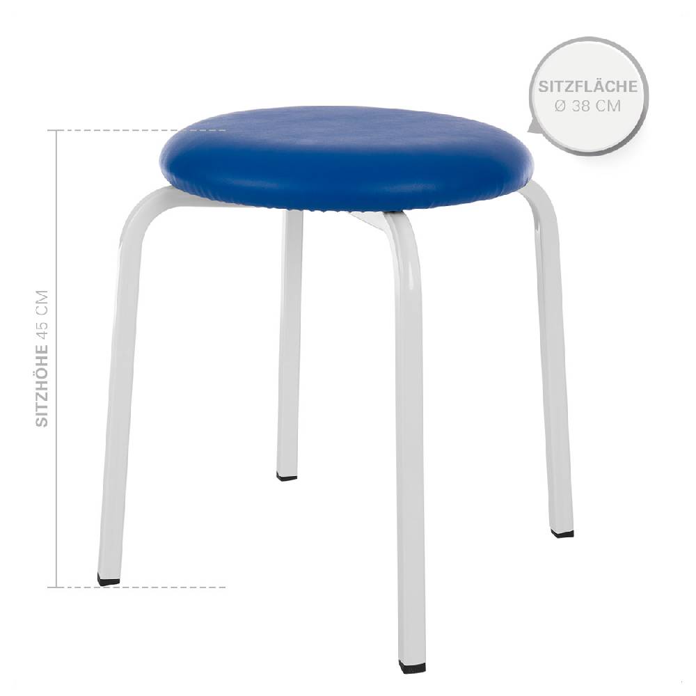 Sport Tec Gymnastikhocker Exklusiv mit Polster, ø 38 cm, Sitzhöhe 45 cm Tägliche Deals