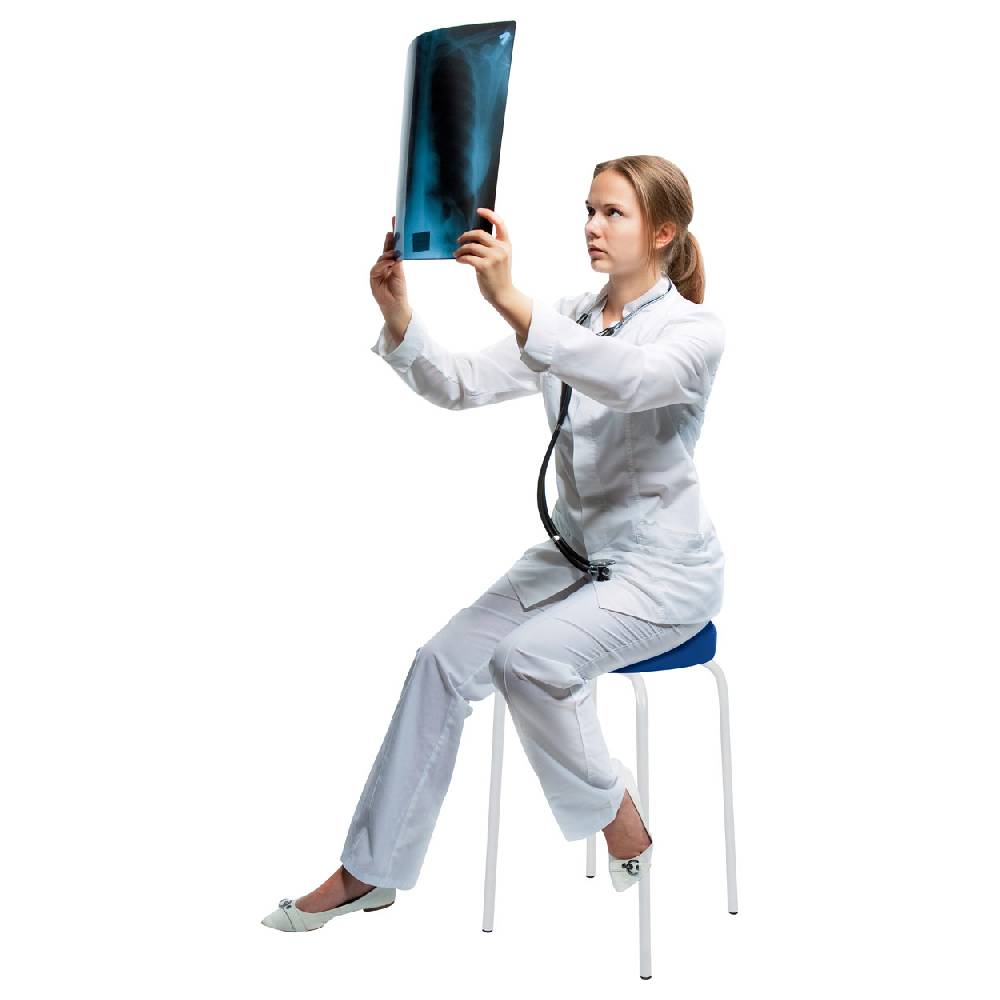 Sport Tec Gymnastikhocker Standard mit Komfort-Polster, ø 38 cm, Sitzhöhe 45 cm Letzte 2 Tage