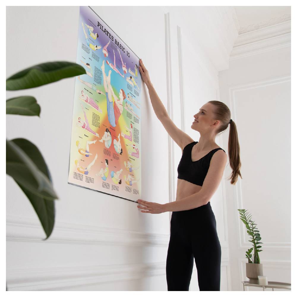 Sport Tec Lehrtafel "Pilates Basic 10", LxB 100x70 cm Günstiger Verkauf