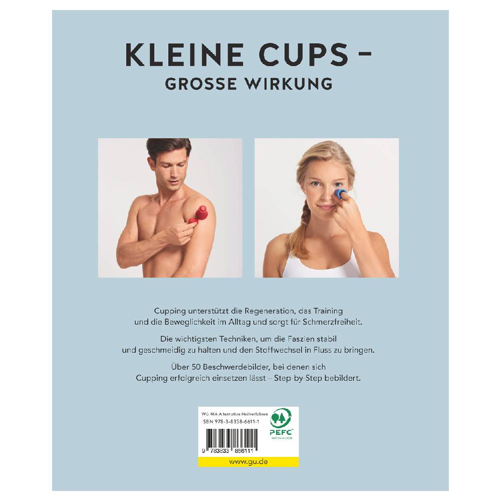 Sport Tec Buch "Cupping - Die neue Methode zum Lösen der Faszien" 128 Seiten Fabrikladen