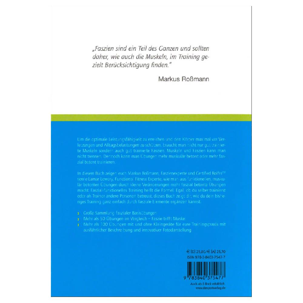 Sport Tec Buch "Faszie trifft Muskel", 232 Seiten Speichern exportieren