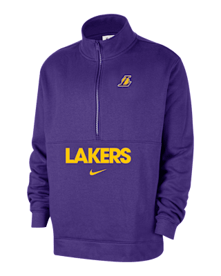 Los Angeles Lakers Club CourtsideNike NBA-Oberteil mit Halbreißverschluss (Herren)