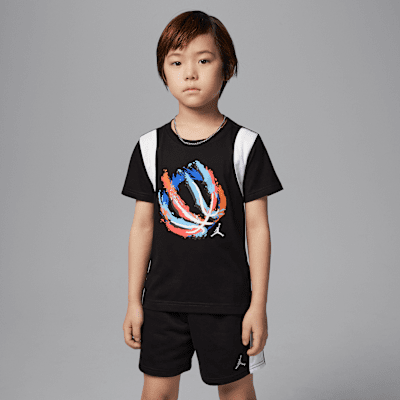 JordanBball Fire Mixed zweiteiliges Shorts-Set (jüngere Kinder) Bis zu 65% Rabatt