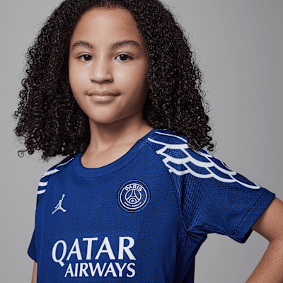 Paris Saint-Germain 2025 Stadium FourthJordan Replica dreiteiliges Fußballtrikot-Set (jüngere Kinder) Schlussverkauf