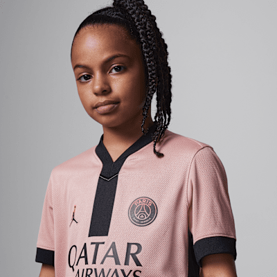 Paris Saint-Germain 2024/25 Stadium ThirdJordan Dri-FIT-Replika-Fußballtrikot für ältere Kinder Blitzverkäufe