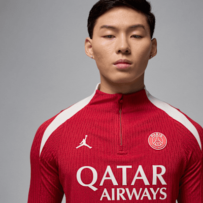 Paris Saint-Germain Strike Elite FourthJordan Dri-FIT ADV Fußball-Drill-Oberteil aus Strickmaterial (Herren) Kostenloser Versand