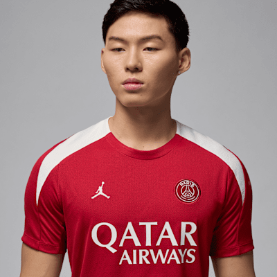 Paris Saint-Germain Strike FourthJordan Dri-FIT Kurzarm-Fußballoberteil aus Strickmaterial (Herren) Fabrik Onlineshop