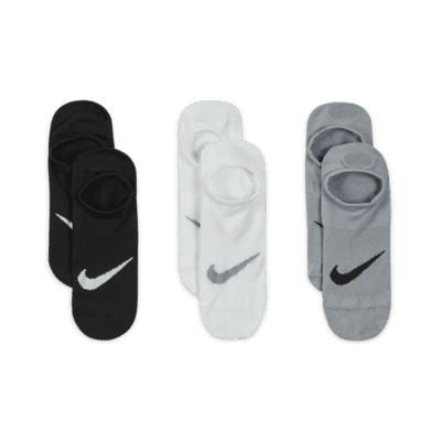 Nike Everyday Plus LightweightTrainings-Footie-Socken für Damen (3 Paar) Jubiläumsangebot