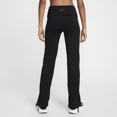 Nike OneDri-FIT-Hose mit umschlagbarem hohem Bund (Damen) Vierteljährliche Förderung