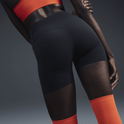 Nike ZenvyBike-Shorts mit sanftem Halt und hohem Taillenbund für Damen (ca. 12 cm) zollfrei