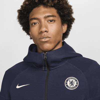 FC Chelsea Tech Fleece WindrunnerNike Fußball-Hoodie mit durchgehendem Reißverschluss (Herren) Muttertagsangebot