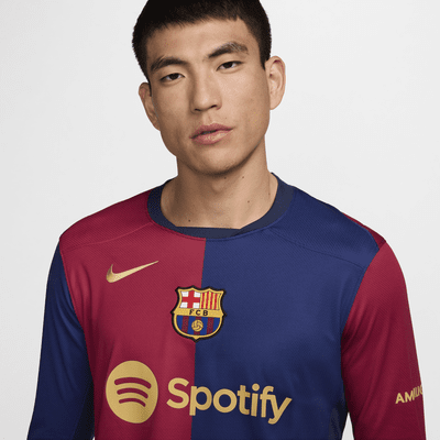FC Barcelona 2024/25 Stadium HomeNike Replika-Longsleeve-Fußballtrikot mit Nike Dri-FIT-Technologie (Herren) Online Shopping