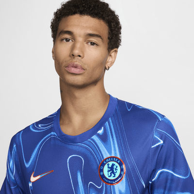 FC Chelsea 2024/25 Stadium HomeNike Replika-Fußballtrikot mit Dri-FIT-Technologie (Herren) Osterangebot