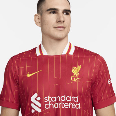 FC Liverpool 2024/25 Stadium HomeNike Replika-Fußballtrikot mit Dri-FIT-Technologie (Herren) Heißer Verkauf